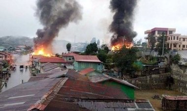 মিয়ানমারে সেনা-বিদ্রোহী সংঘর্ষে ভারতে শরণার্থীর ঢল