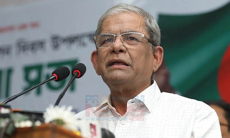 গণঅভ্যুত্থানের মাধ্যমে সরকারের পতন ঘটানোর আহবান মির্জা ফখরুলের