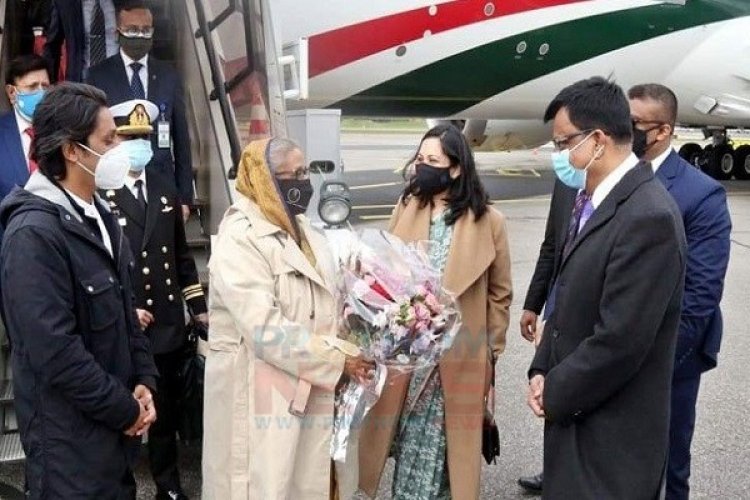 জাতিসংঘের অধিবেশনে যোগ দিতে নিউইয়র্কে পৌঁছেছেন প্রধানমন্ত্রী