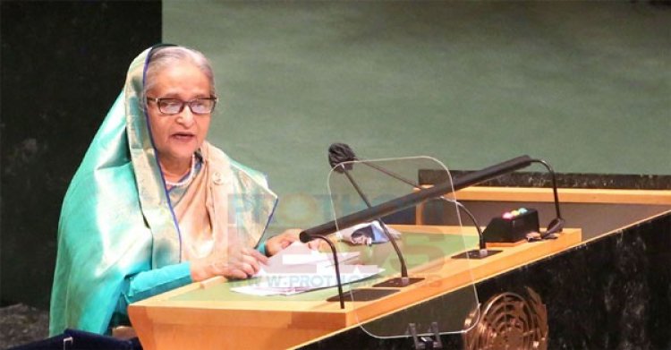 ‘মিথ্যা অপবাদ’ দিয়ে বিভ্রান্ত না করার আহবান প্রধানমন্ত্রীর