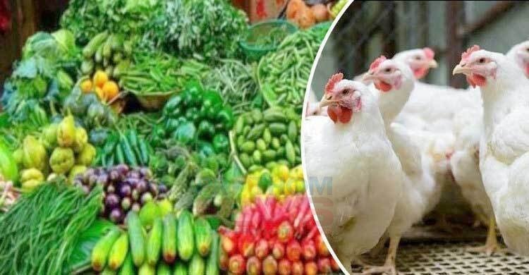 দুইশোর কাছে ব্রয়লারের কেজি:চড়া দামে বিক্রি হচ্ছে সবজি