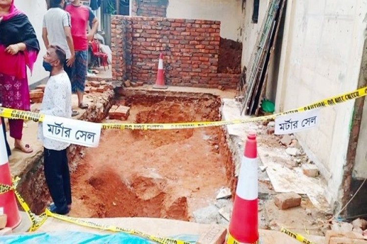 মিরপুর চিড়িয়াখানা সড়কের পাশ থেকে মর্টার শেল উদ্ধার