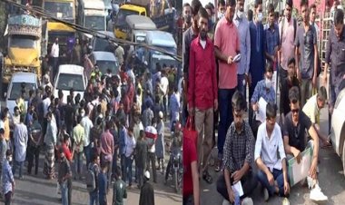 ঢাকা-আরিচা মহাসড়ক অবরোধ করে ভর্তিচ্ছু শিক্ষার্থীদের বিক্ষোভ