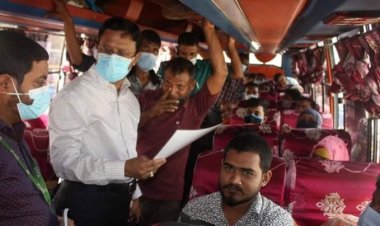 বাস ভাড়া বাড়ার দু’দিন পর তৎপর হলো বিআরটিএ