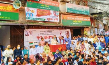 জীবন-মৃত্যুর সঙ্গে লড়াই করছেন  খালেদা জিয়া: গণ-অনশনে ফখরুল