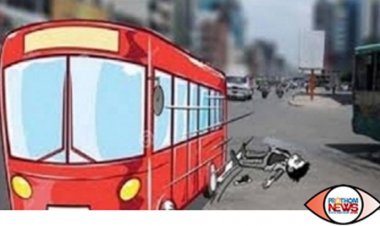 বাসের ধাক্কায় মোটরসাইকেল আরোহী নিহত