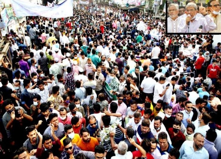 আমাদের সামনে একটাই পথ আন্দোলন আর আন্দোলন: মির্জা ফখরুল