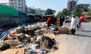ভাড়াটে চালকরা পালিয়েছেন, নগরজুড়ে বর্জ্যের স্তূপ