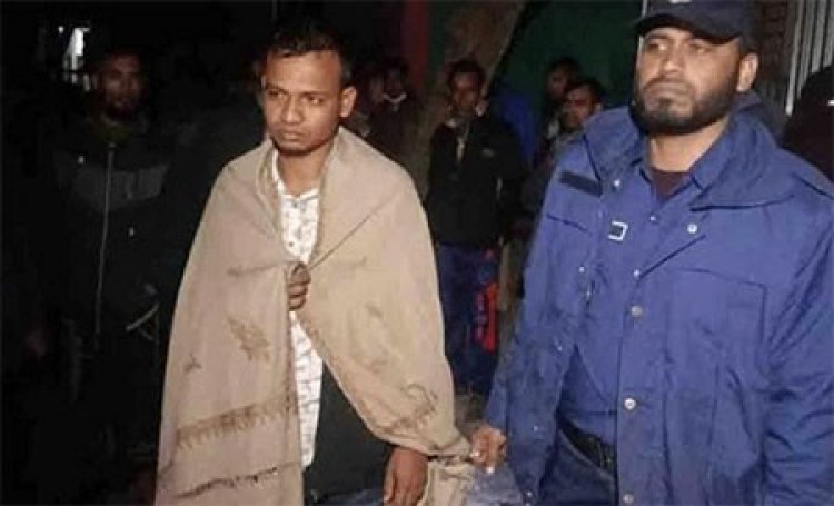 ঘরে স্ত্রীর লাশ রেখে বোরকা পরে পালাতে গিয়ে আটক স্বামী