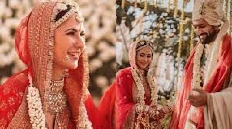 বিয়ের সন্ধ্যায় কত মূল্যের লেহেঙ্গায় সেজেছিলেন ক্যাটরিনা