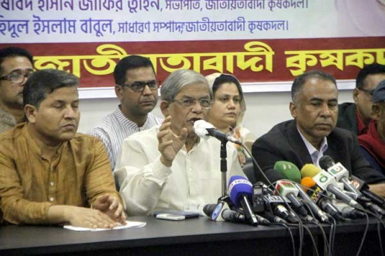 গণআন্দোলনের মধ্যে দিয়েই খালেদা জিয়াকে বাইরে পাঠাতে হবে: মির্জা ফখরুল