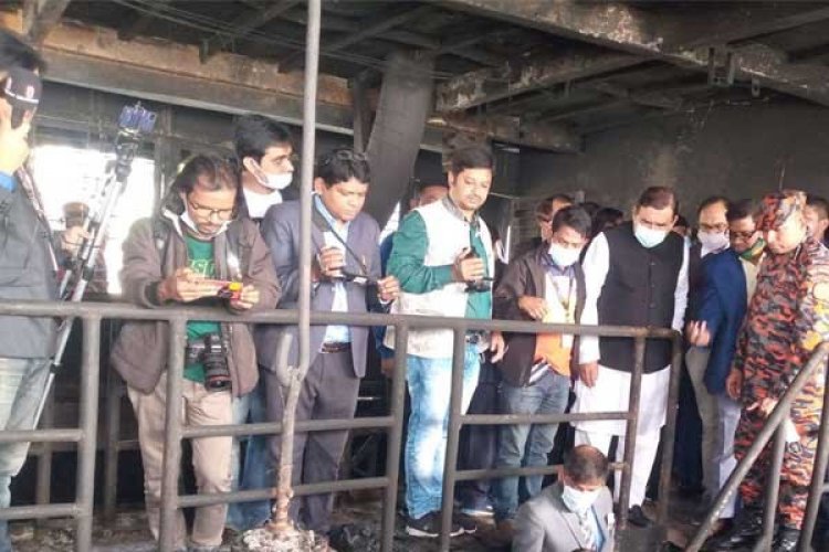 ইঞ্জিনের সিলিন্ডার বিস্ফোরণ থেকে আগুন: শাজাহান খান