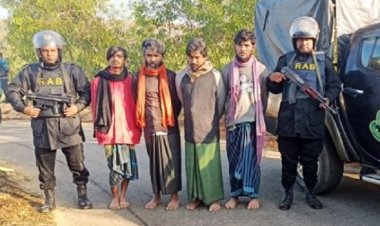 নাইক্ষ্যংছড়ির গহীন পাহাড়ে অস্ত্রসহ ৪ রোহিঙ্গা আটক