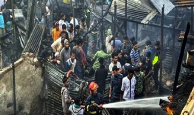 কাপ্তান বাজারে ভয়াবহ আগুন: নিহত ১