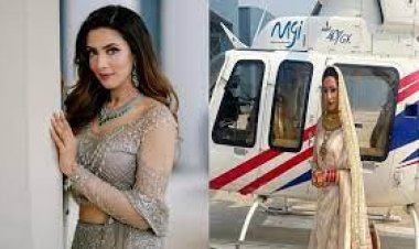 হেলিকপ্টারে শ্বশুরবাড়ি গেলেন মিম