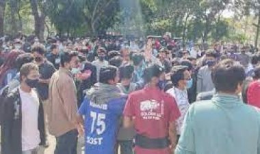 উপাচার্যের পদত্যাগ দাবিতে অনড় শাবিপ্রবি শিক্ষার্থীরা