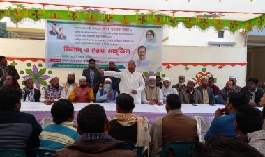 গাজীপুরে খালেদা জিয়া ও ফজলুল হক মিলনের রোগমুক্তি কামনায় দোয়া