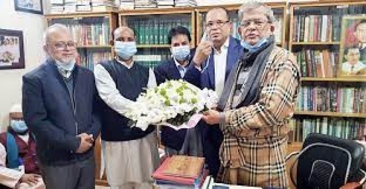 মির্জা ফখরুলের সঙ্গে এনপিপি নেতাদের সাক্ষাৎ