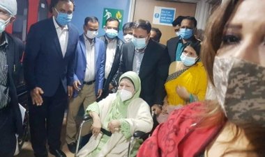 বাসায় ফিরলেন বিএনপি চেয়ারপারসন খালেদা জিয়া