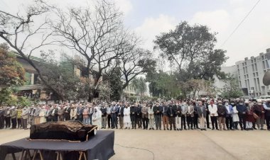 জাতীয় প্রেস ক্লাবে সাংবাদিক পীর হাবিবের জানাজা অনুষ্ঠিত