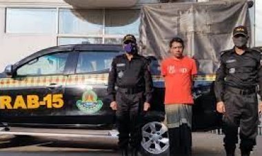 অস্ত্রসহ রোহিঙ্গা ডাকাত খায়রুল আমিন গ্রেফতার