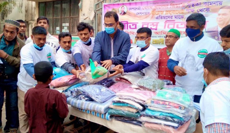 পল্লবীতে এতিমদের মাঝে স্বেচ্ছাসেবক দলের শীতবস্ত্র ও খাবার বিতরণ