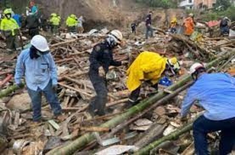কলম্বিয়ায় ভূমিধসে নিহত ১৪