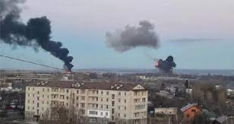 ইউক্রেনের রাজধানী কিয়েভে বিস্ফোরণ