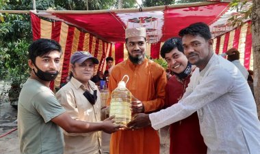 ব্রাহ্মণবাড়িয়ায় বউভাতে সয়াবিন তেল উপহার