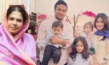  মা ও তিন সন্তান ভর্তি হাসপাতালে, দেশে ফিরবেন সাকিব