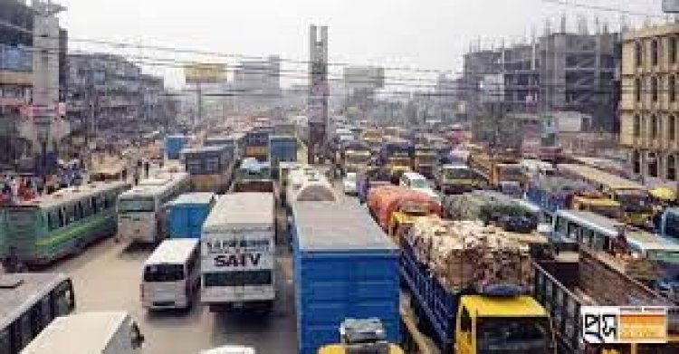 আজও সিরাজগঞ্জ মহাসড়কে ২০ কিলোমিটার যানজট