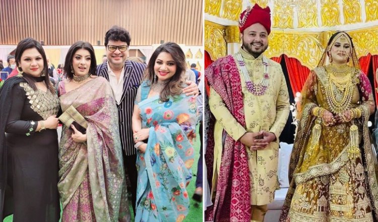  বিয়ে করলেন হানিফ সংকেতের ছেলে, বৌভাতে তারার মেলা