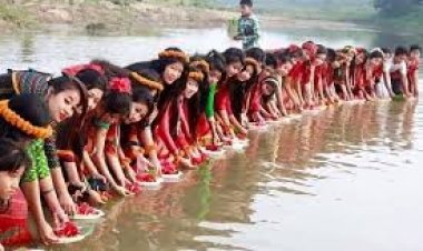 ফুল বিজুতে বান্দরবানে উৎসব শুরু