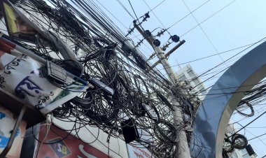 রাজধানীতে তারের জঞ্জাল দূর করতে দ্রুত সমন্বয়ের তাগিদ