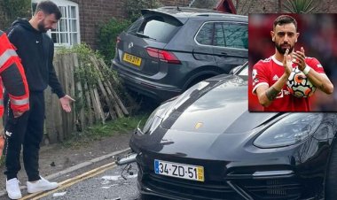  গাড়ি দুর্ঘটনার কবলে ম্যানচেস্টার ইউনাইটেড তারকা