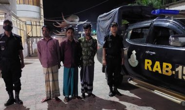 পাহাড়ে বসে সন্ত্রাসী তৎপরতা, যুবলীগ সভাপতিসহ আটক ৩