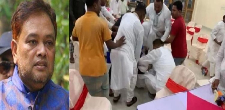 বর্ধিত সভায় দলীয় নেতাদের পেটালেন সাবেক এমপি বদি