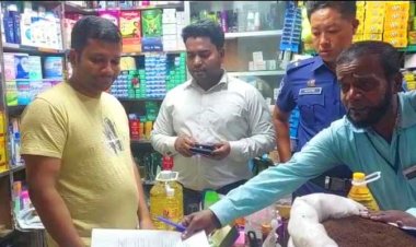 চৌমুহনীতে ২৩৫০ লিটার সয়াবিন তেল জব্দ