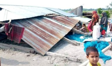 কুড়িগ্রামে কালবৈশাখী ঝড়ে দুই শতাধিক বসতবাড়ি লন্ডভন্ড