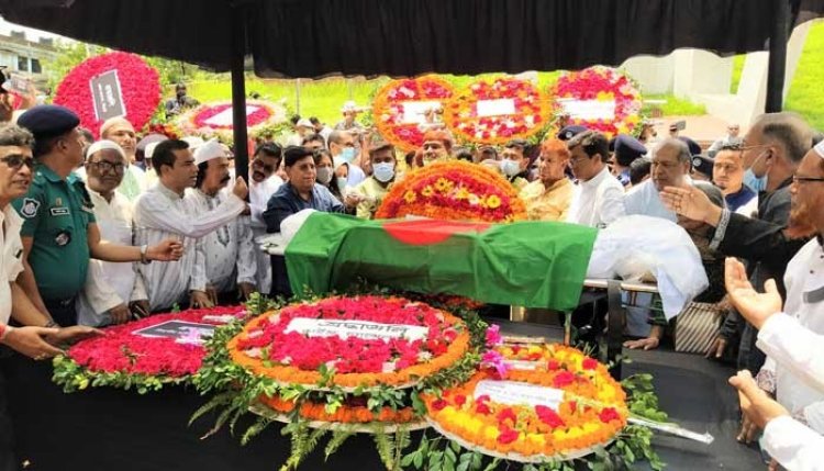  সিলেট কেন্দ্রীয় শহীদ মিনারে মুহিতের মরদেহে শ্রদ্ধা নিবেদন
