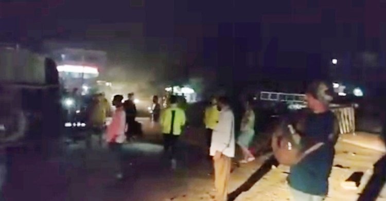 মৌলভীবাজারে বাসচাপায় পুলিশ সদস্য নিহত