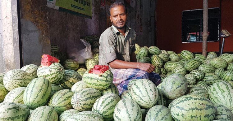 তরমুজের কেজি ১০ টাকা, তবুও ক্রেতা নেই