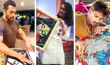 শুধু অভিনয় নয়, ক্যানভাসকে ‘জীবন্ত’ করে তুলতেও দক্ষ বলিউড তারকারা