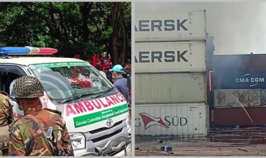১৫ ঘণ্টায়ও নেভেনি ডিপোর আগুন, নিহত বেড়ে ৪২