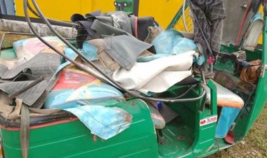 হবিগঞ্জে সড়ক দুর্ঘটনায় স্ত্রী নিহত, স্বামী-সন্তান হাসপাতালে