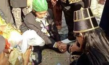 ছাগলকে বিয়ে করলেন যুবক