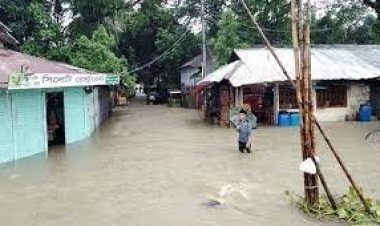 সুনামগঞ্জে ফের বন্যা, পানিবন্দি ১০ হাজার মানুষ