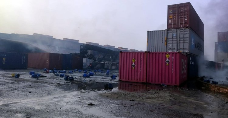সীতাকুণ্ডে কনটেইনার ডিপোতে যেভাবে আগুনের সূত্রপাত