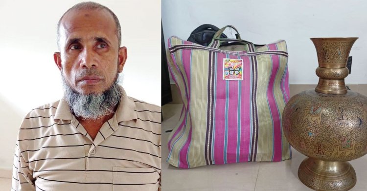 পদ্মা সেতুর টোল প্লাজা থেকে মূর্তিসহ ভারত ফেরত যাত্রী আটক