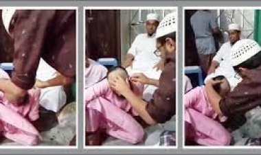 মাদরাসা পরিচালকের নির্দেশে শিক্ষকের মাথা ন্যাড়া